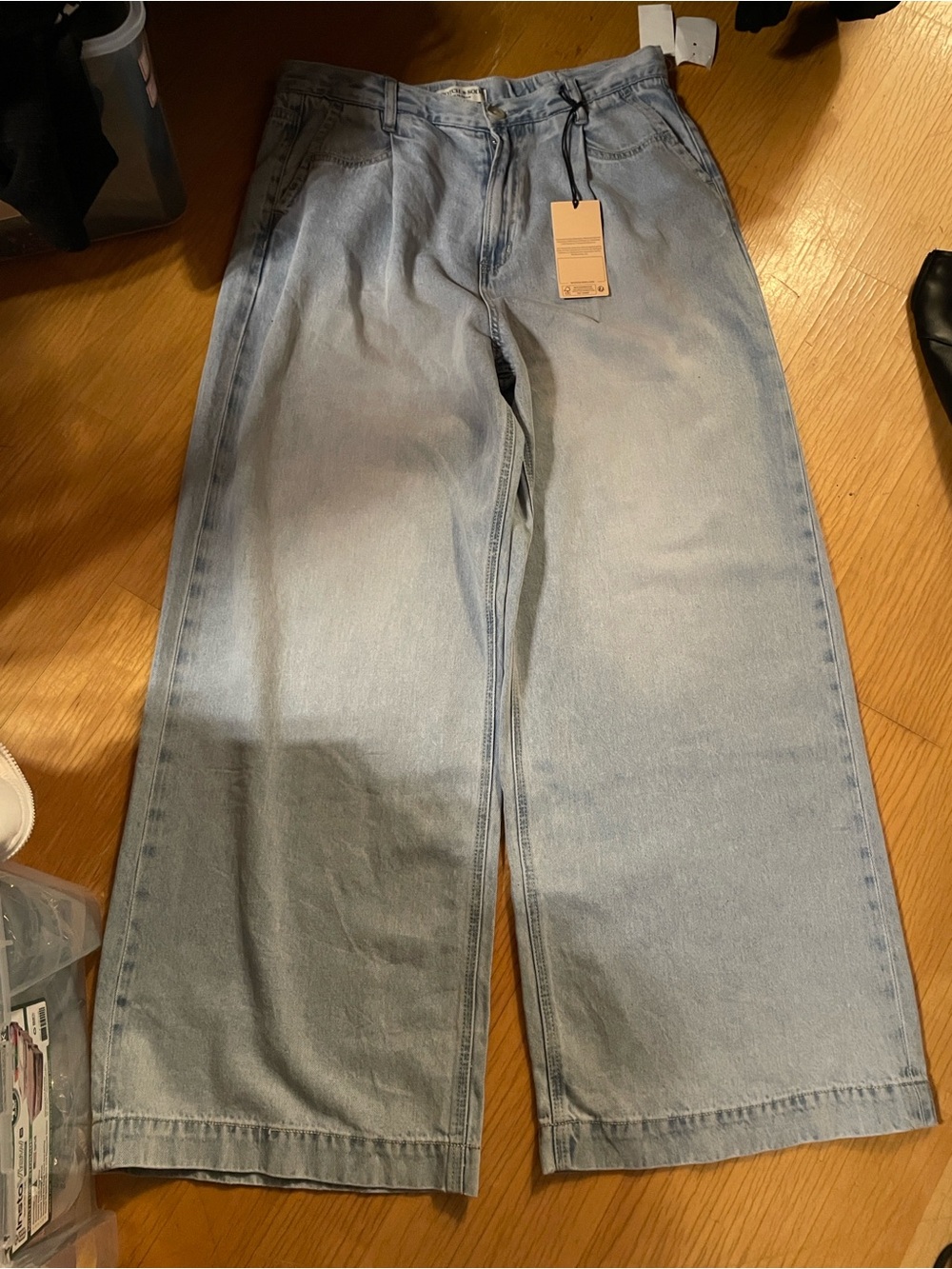 Scotch and Soda Women's Wide Leg Denim Trousers